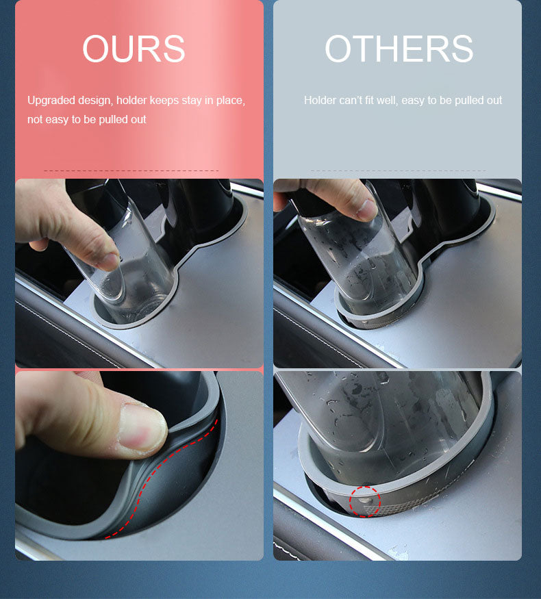 2021-2024 Tesla Model Y Model 3 Center Console Cup Holder Insert