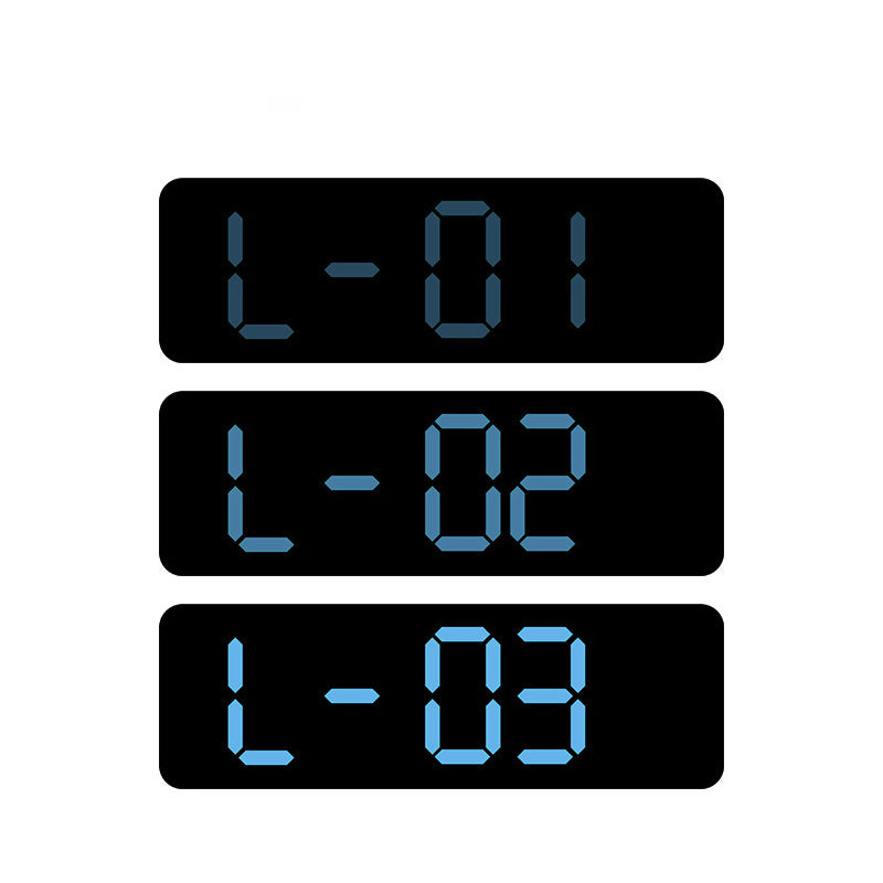 Adjustment Brightness LED Digital Wall Clock With Temperature Display