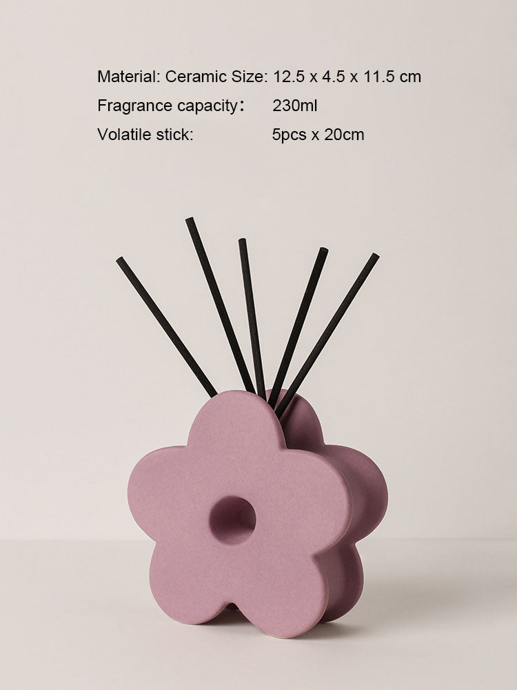Morandi Flower Shape Aroma Diffuser with 230ml ESSENTIAL OIL