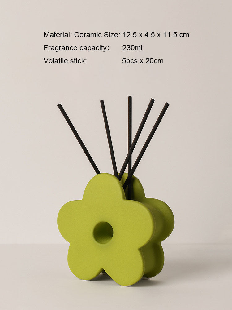 Morandi Flower Shape Aroma Diffuser with 230ml ESSENTIAL OIL