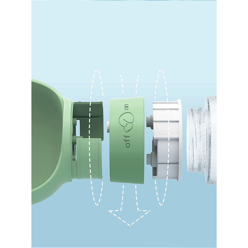 Pet travel water feeder Green 600ml