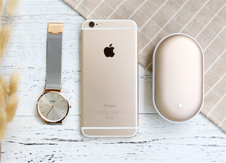 4000mah Hand Warmer Rechargeable - Golden
