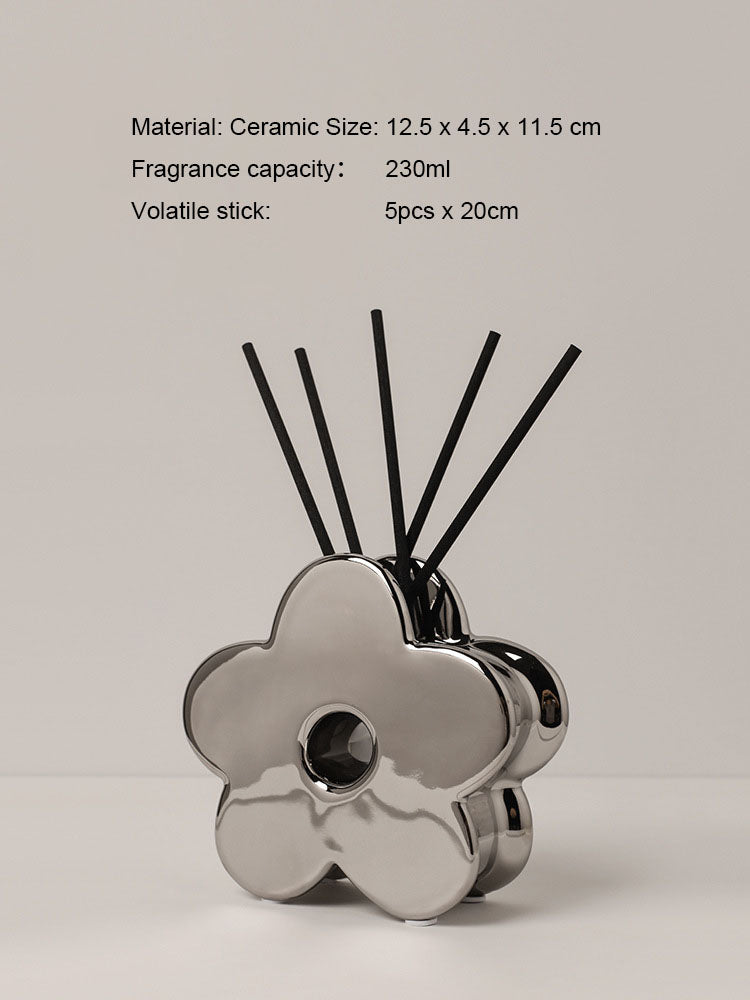 Morandi Flower Shape Aroma Diffuser with 230ml ESSENTIAL OIL