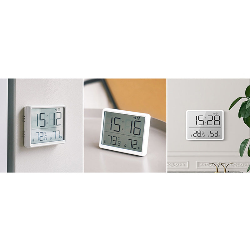 Large Screen Digital Alarm Clock Temperature and Humidity Alarm Clock for Simple Living Room Wall Layout