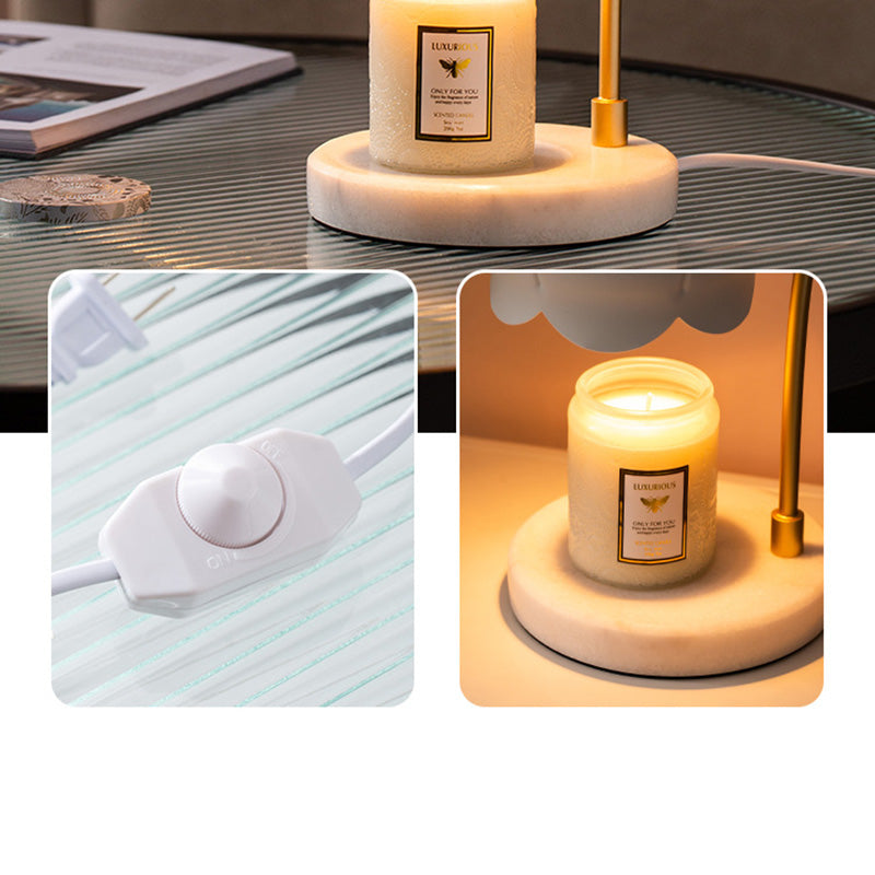 Candle Warmer Lamp Dimmable Electric Candle Wax Melter Lamp White