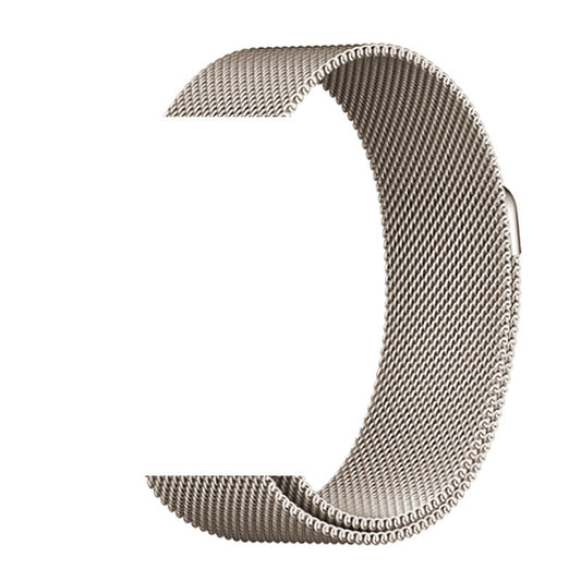 Stainless Steel Milanese Loop Apple Watch Band Starlight 38mm 40mm 41mm