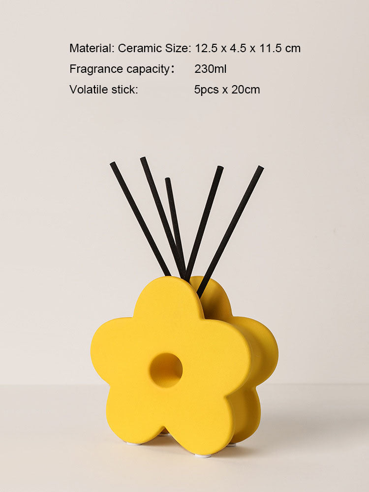 Morandi Flower Shape Aroma Diffuser with 230ml ESSENTIAL OIL