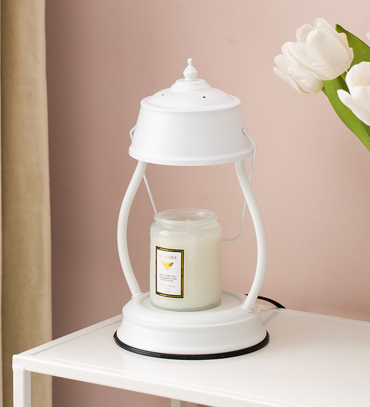 Vintage Style Candle Warmer White