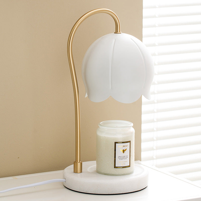 Candle Warmer Lamp Dimmable Electric Candle Wax Melter Lamp White