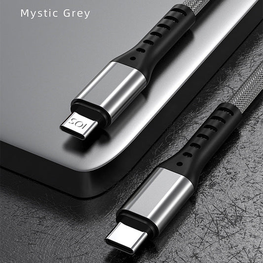 20W USB C to Lighting iPhone Fast Charger Cable - Gray