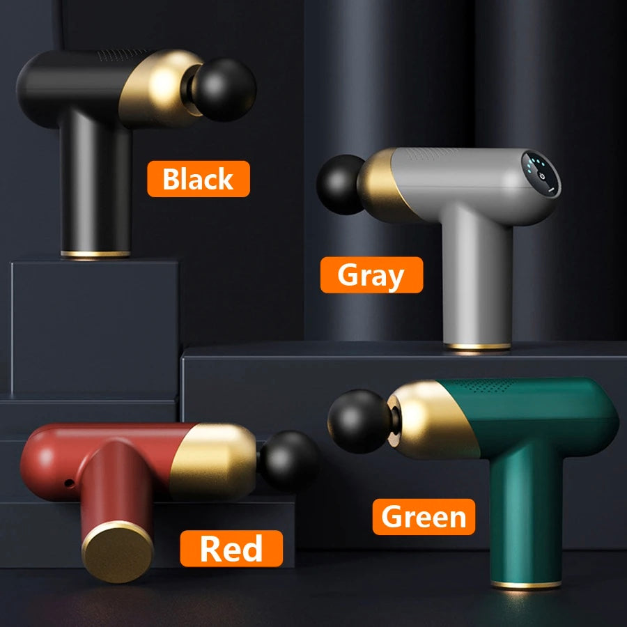 Electric Massager Deep Tissue Massage Gun 6 Speed Black