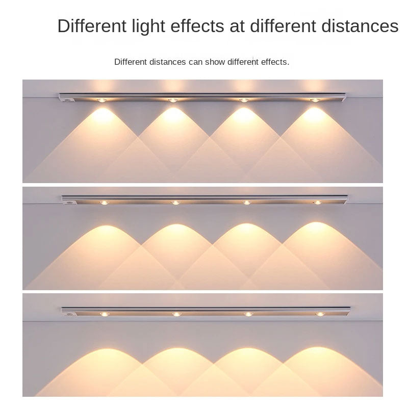 60cm LED Sensor Drawer Light Sliver