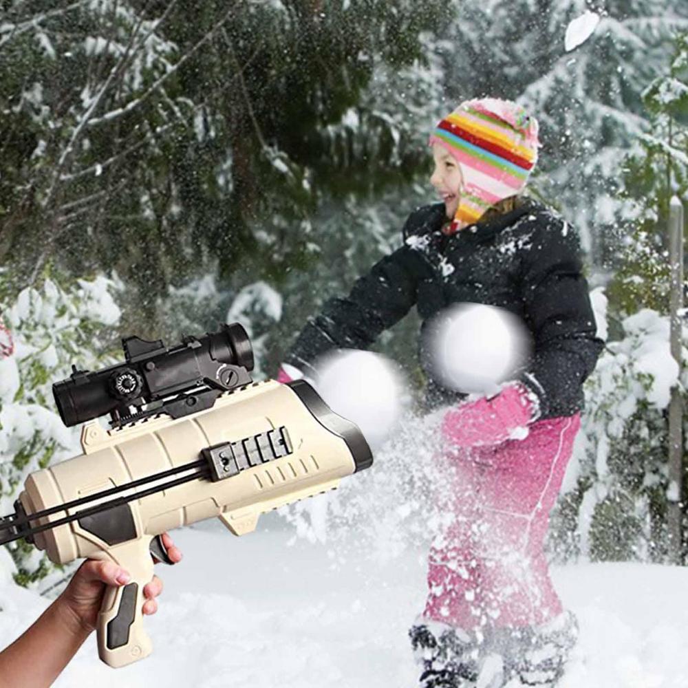 Snow Toys for Kids Outdoor, 3 PCS Snowball Maker Kit, Snowball Blaster Gun Launcher