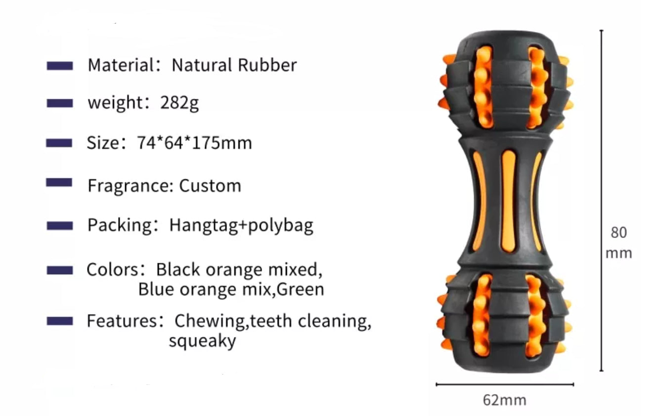 Double Layer Dog Treat Teeth Clean Toy Bone