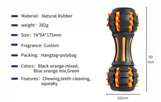 Double Layer Dog Treat Teeth Clean Toy Bone