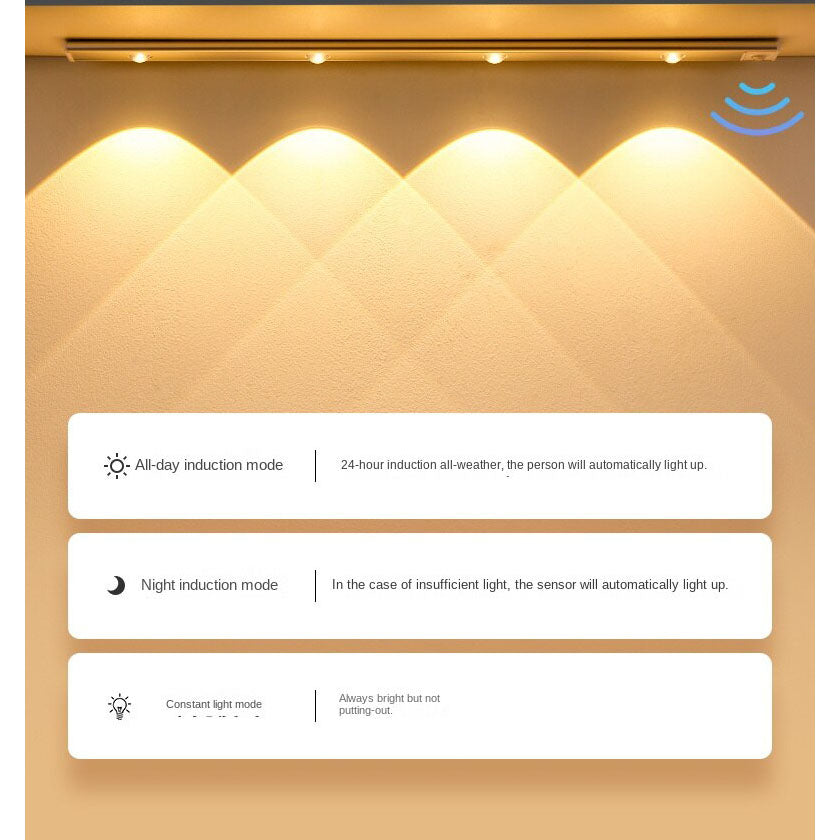 60cm LED Sensor Drawer Light Sliver