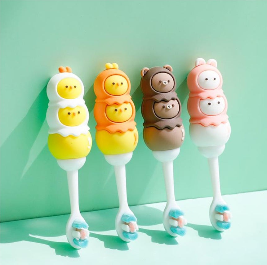 Soft Bristles Tooth brush for Kids - Chicken 2 Pcs Set