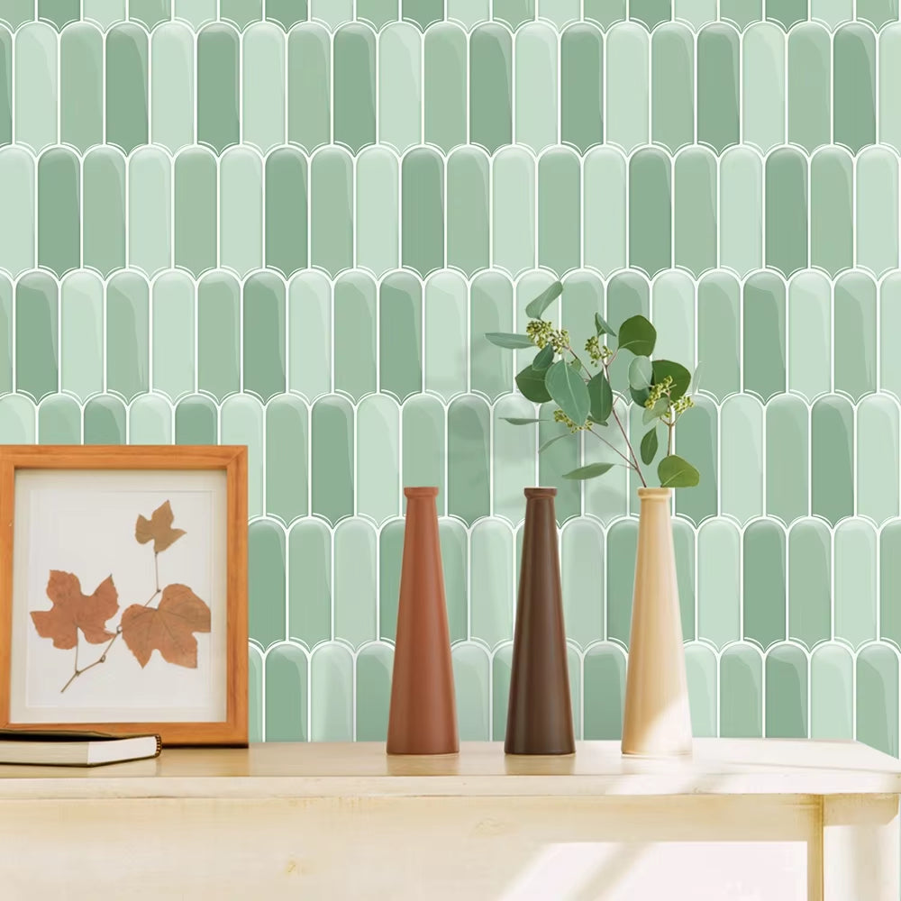 5 Pcs Self-Adhesive 3D Tiles - Jade