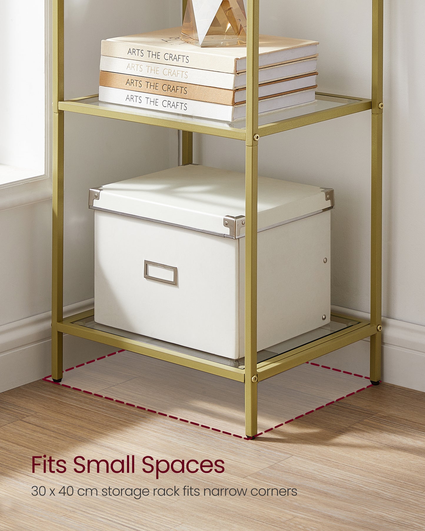 VASAGLE Bookcase, 6-Tier Bookshelf