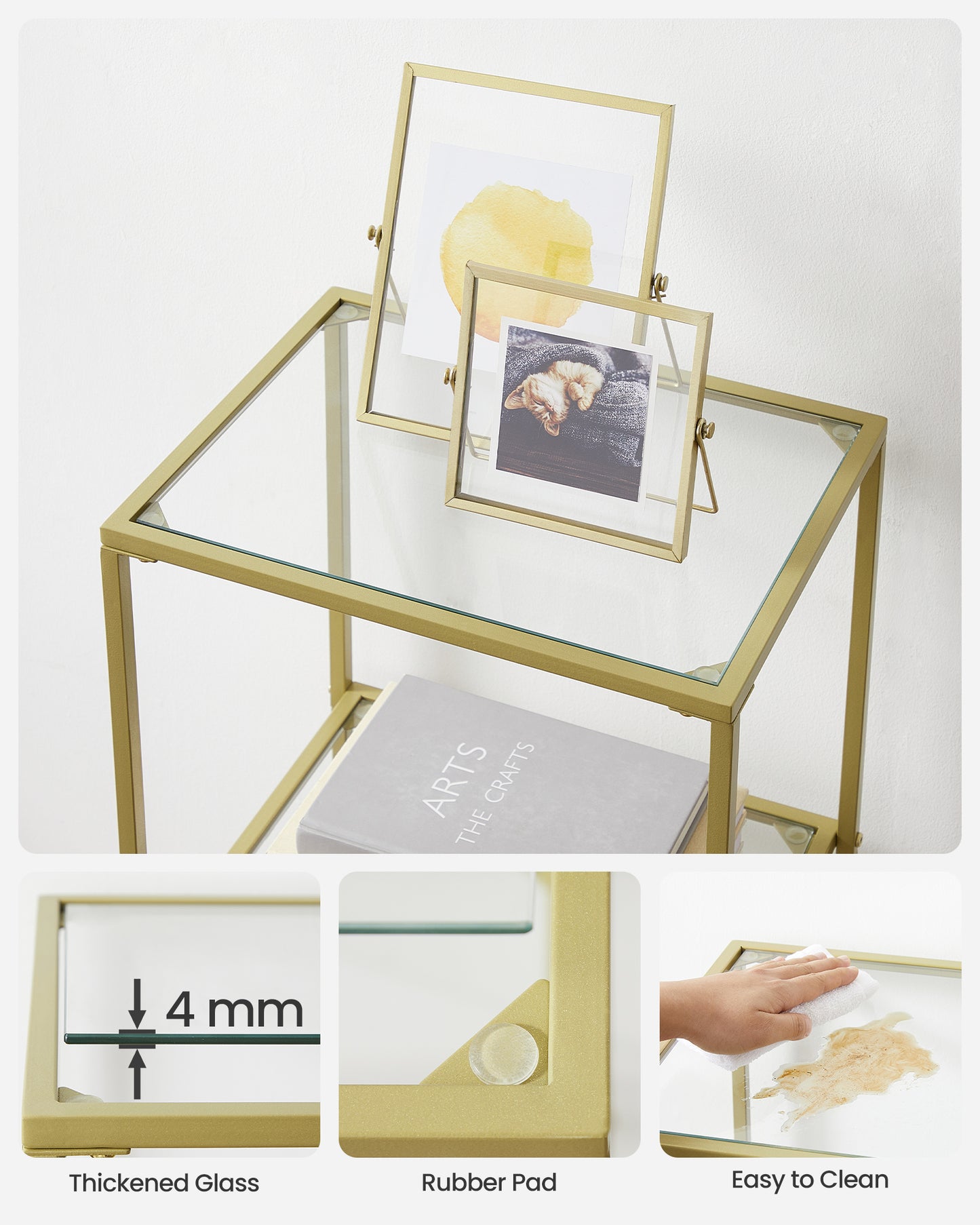 VASAGLE Bookcase, 6-Tier Bookshelf