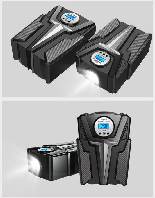 Portable Car Air Compressor - Black