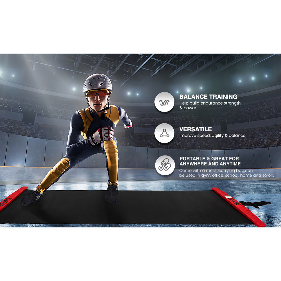 180cm Slide Board Silky Skating Balance Training Mat - 180*50 cm