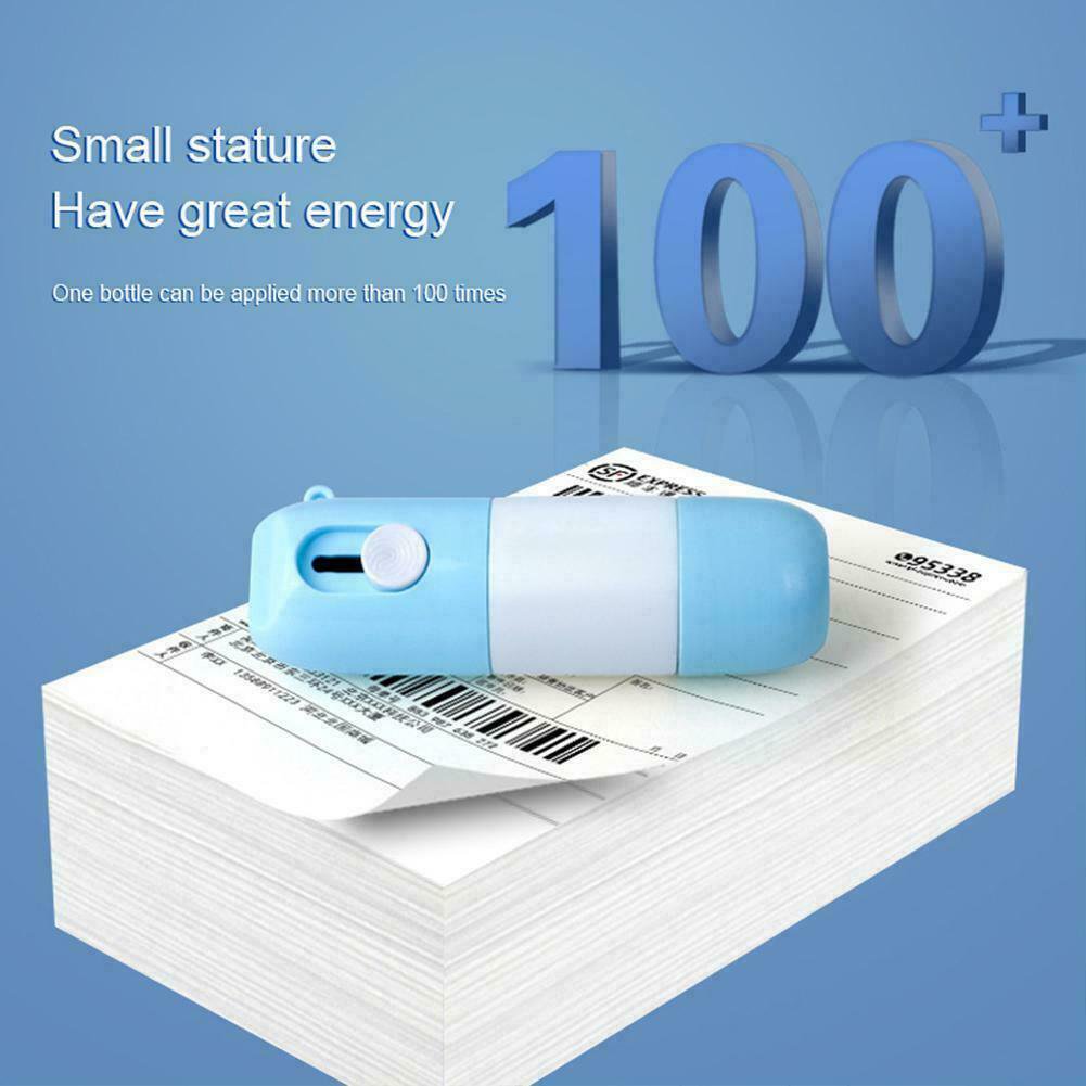 2 Pack 2in1 Privacy Protector Thermal Paper Correction Fluid Message Eraser Pen