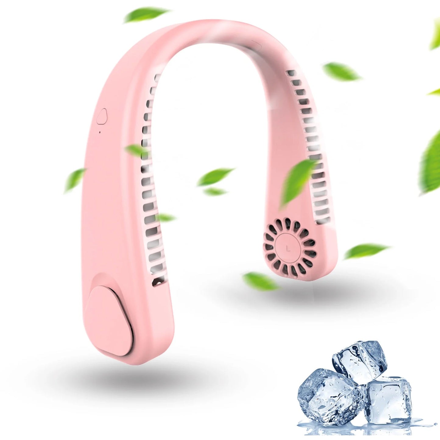 Portable Neck Fan, Hands Free Blade-less Fan White