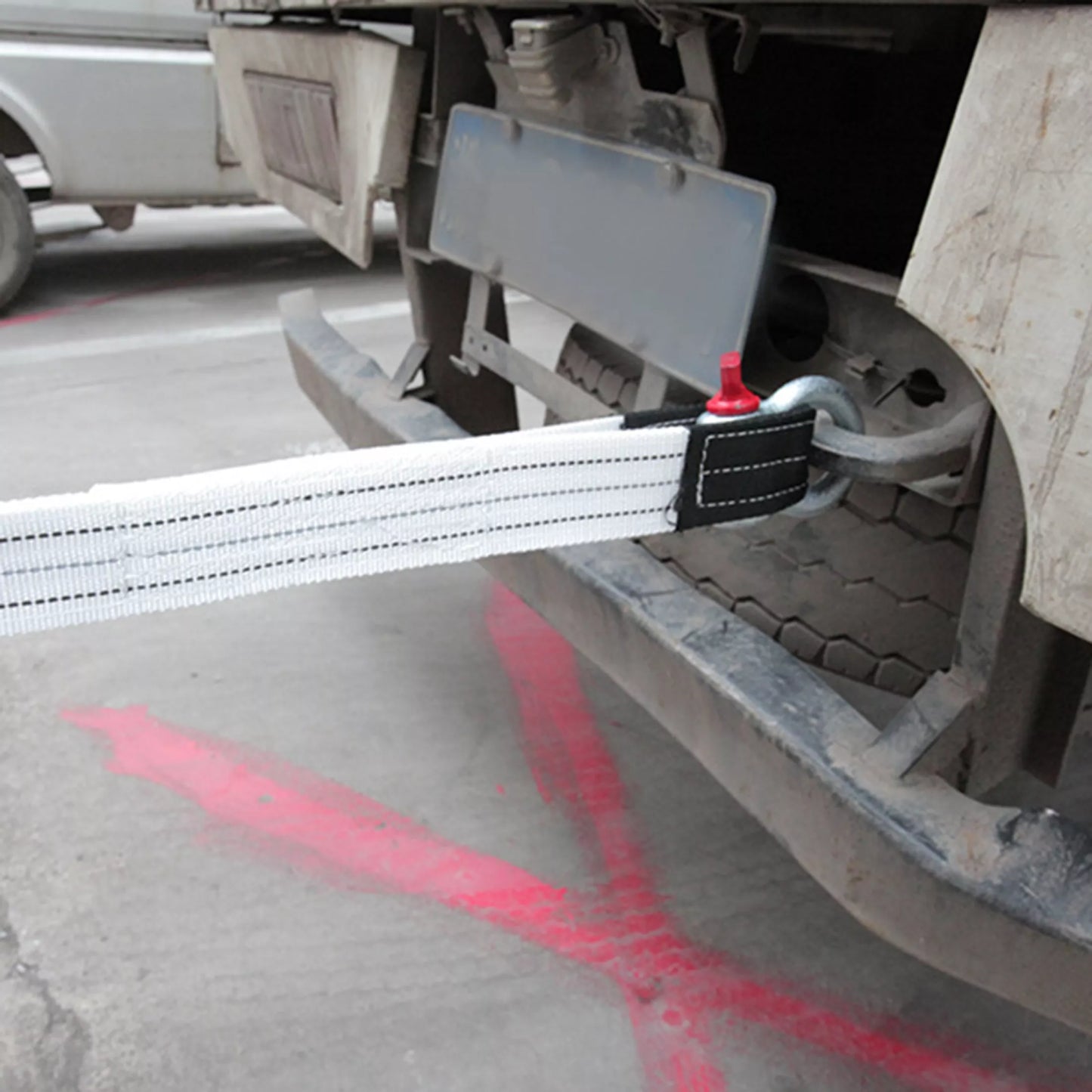 5m 6 Tons Heavy Duty Car Tow Strap Auto Emergency Safety Towing Rope Cable Wire