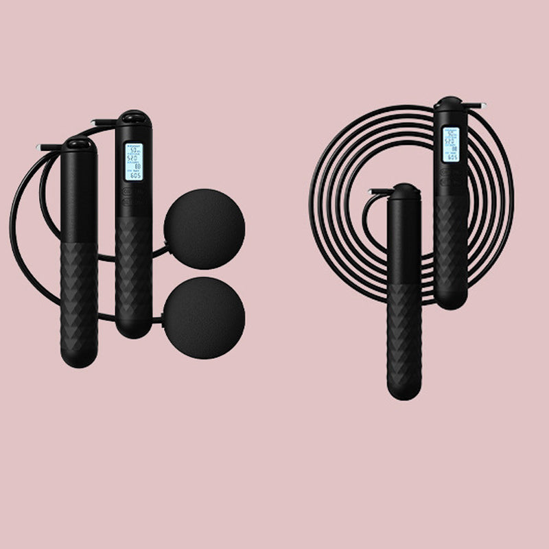 Digital Skipping Rope Black