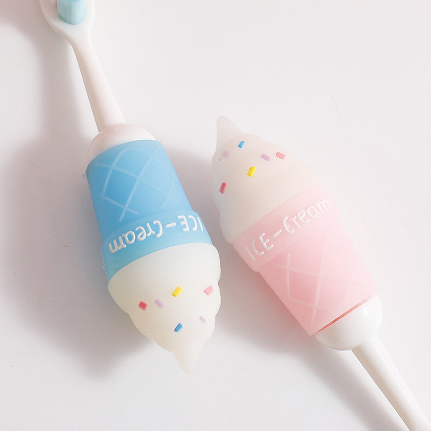 Soft Bristles Tooth brush for Kids - Ice Cream 4 Pcs Set