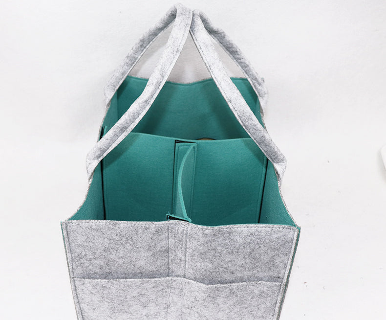 Baby Nappy Caddy Organizer - Green