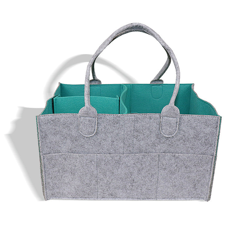 Baby Nappy Caddy Organizer - Green