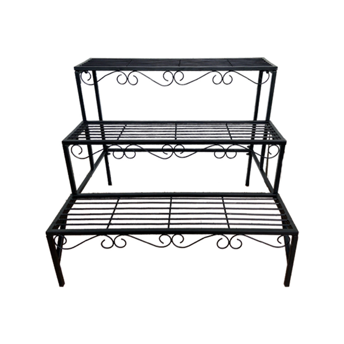 Plant Rack Stand 3 Tier Ladder Plant Shelves Garden Flower Rack
