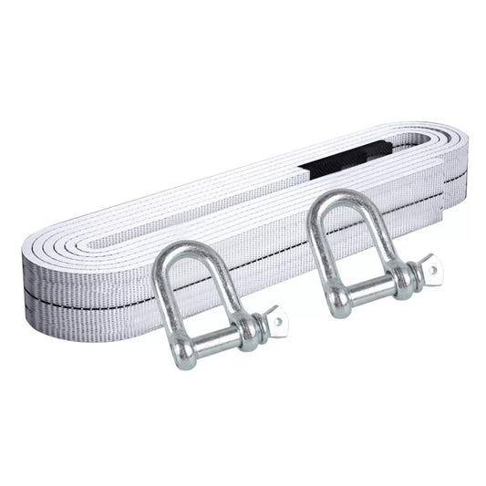 5m 12 Tons Heavy Duty Car Tow Strap Auto Emergency Safety Towing Rope Cable Wire