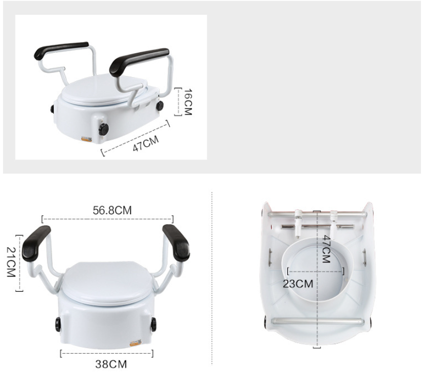Toilet Safety Seat with Handle