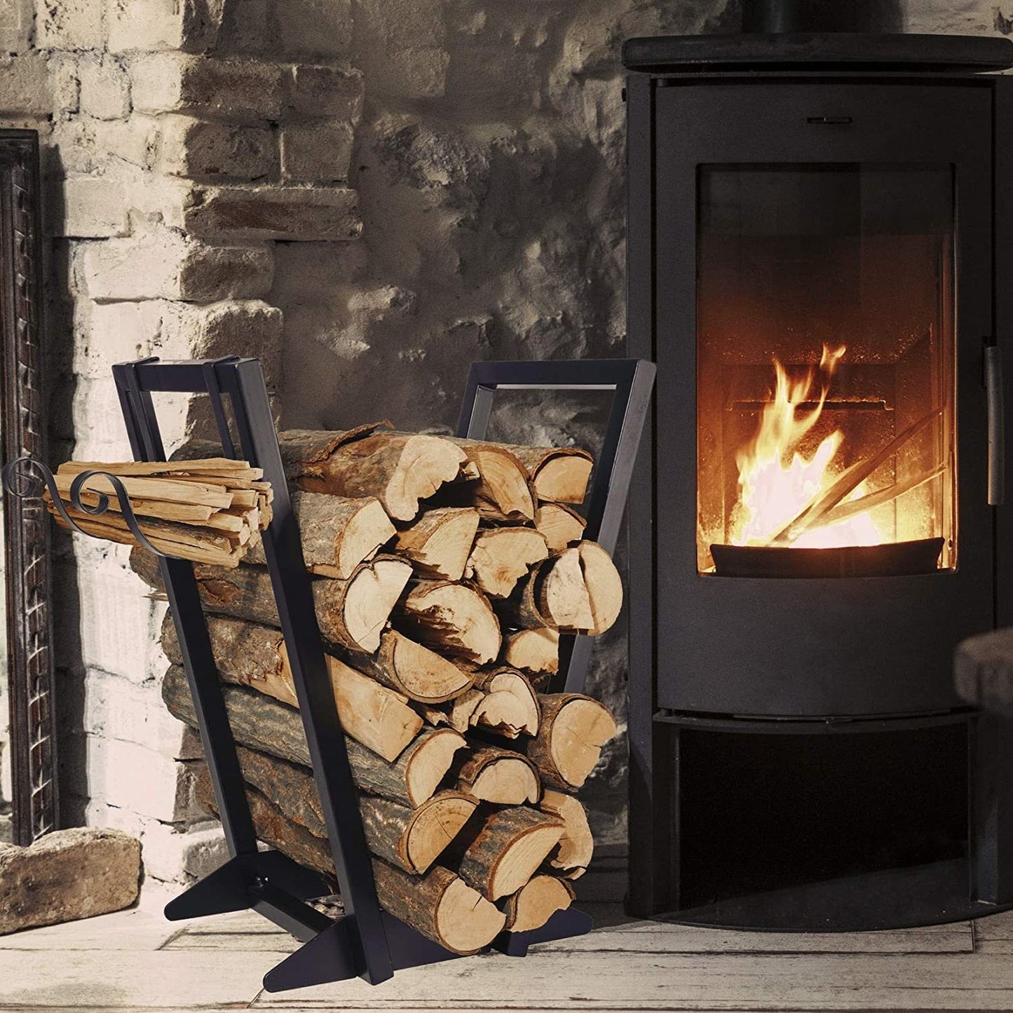 Steel Firewood Rack V shape