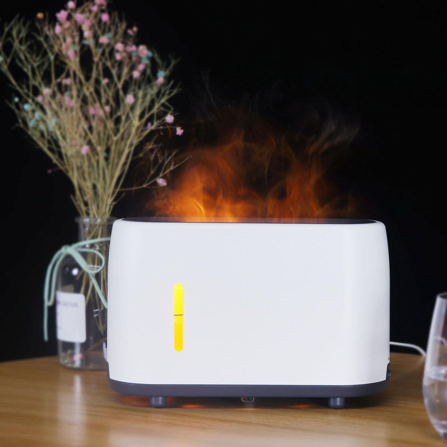 Air Humidifier Essential Oil Diffuser Portable Flame Diffuser