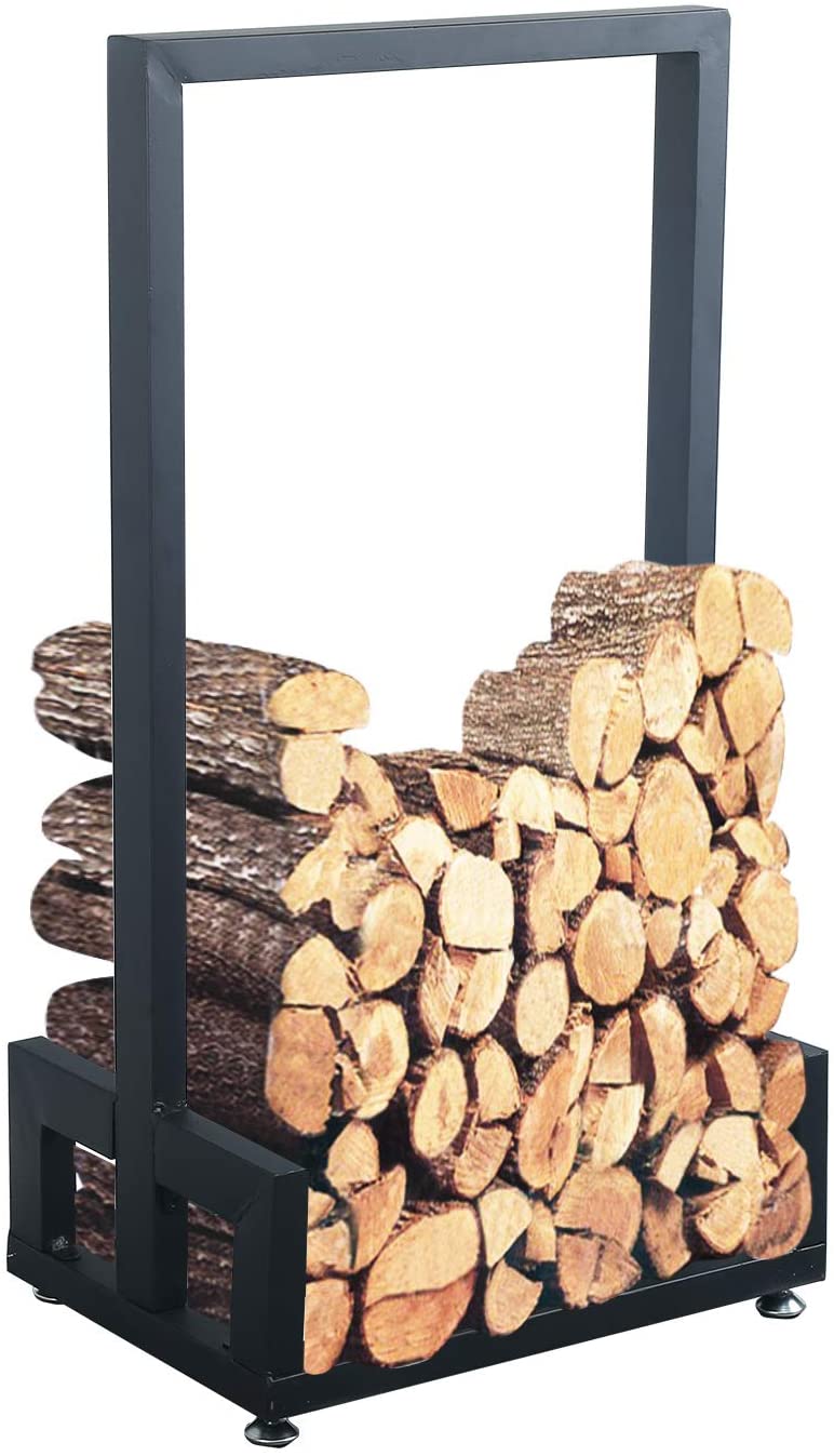 *CLEARANCE* Steel Firewood Rack H95cm