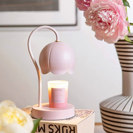Candle Warmer Lamp Dimmable Electric Candle Wax Melter Lamp Pink