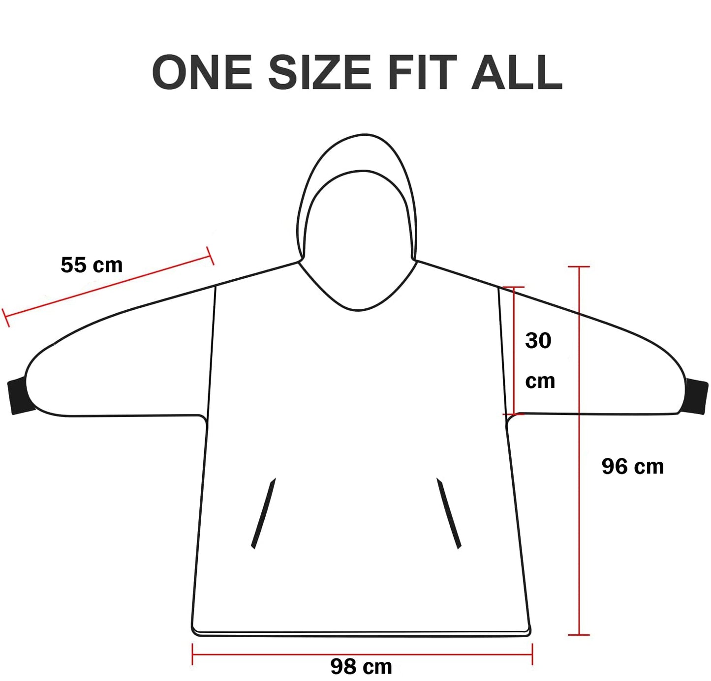 EXTRA THICK Oversized Microfiber Wearable Blanket Lemon