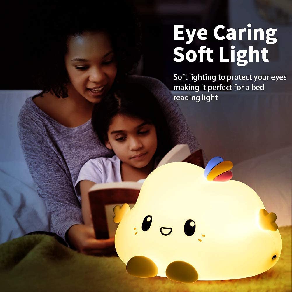 Night Light Tapping Rechargeable Night Light Sleeping Lights Cloud