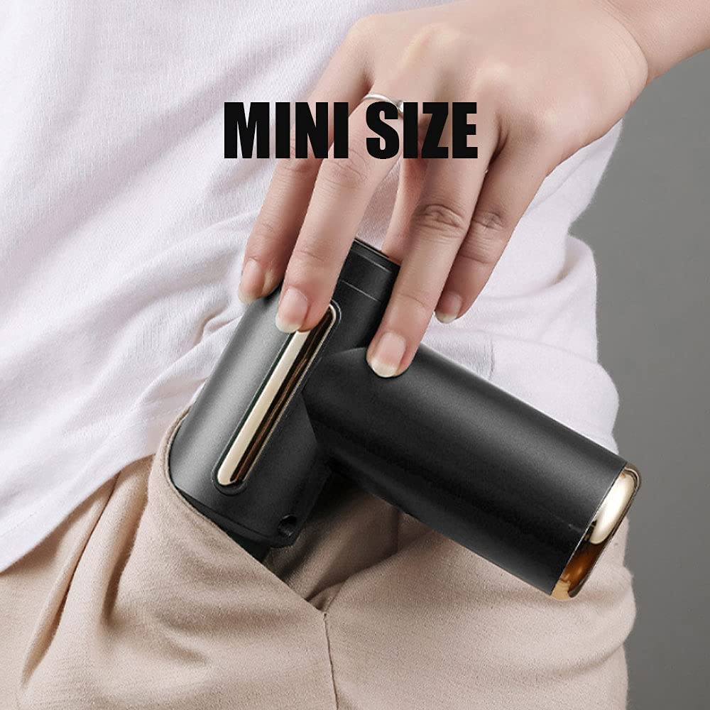 Percussion Muscle Massage Gun Handheld Deep Tissue Massager Gun Black