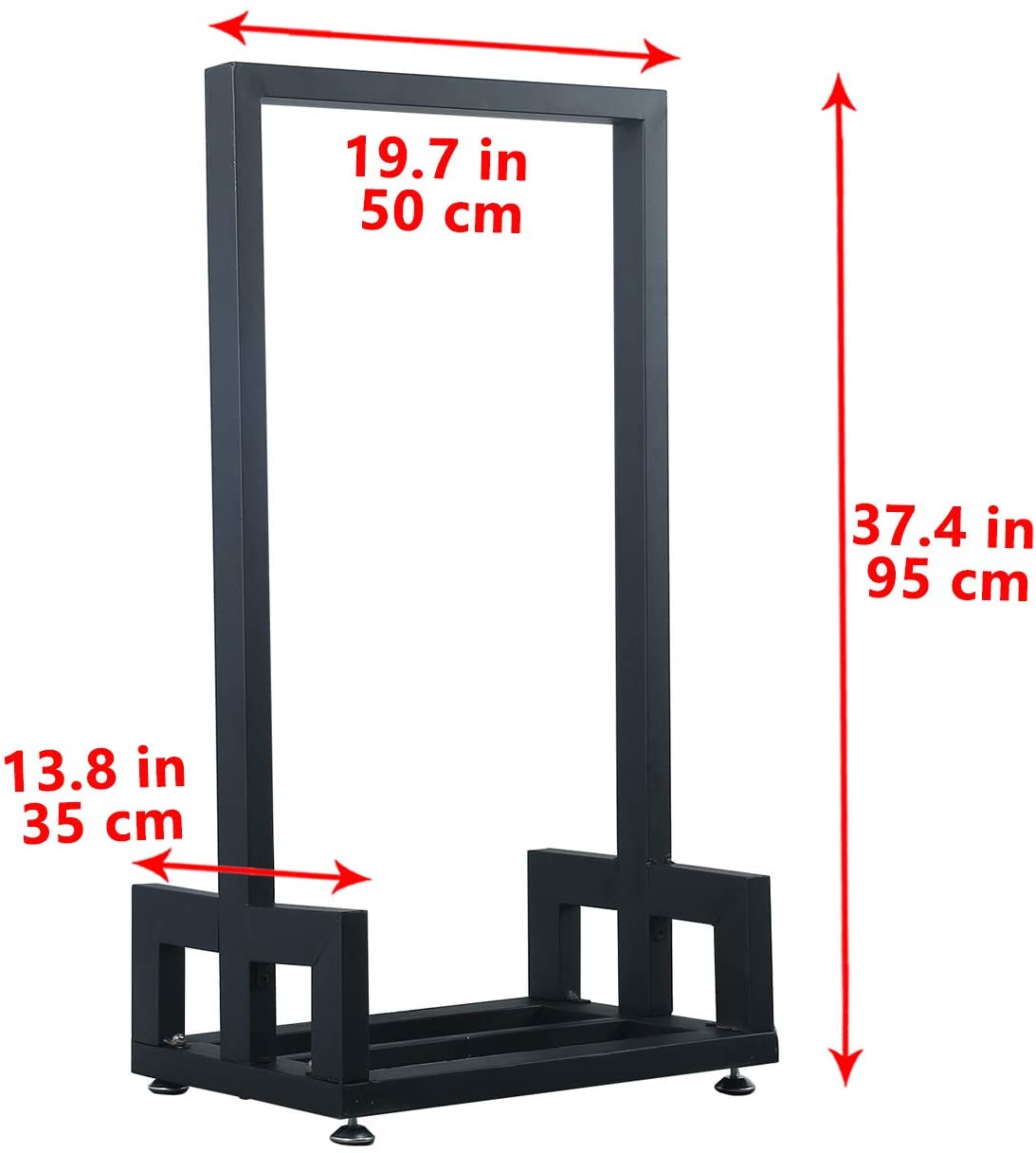 *CLEARANCE* Steel Firewood Rack H95cm