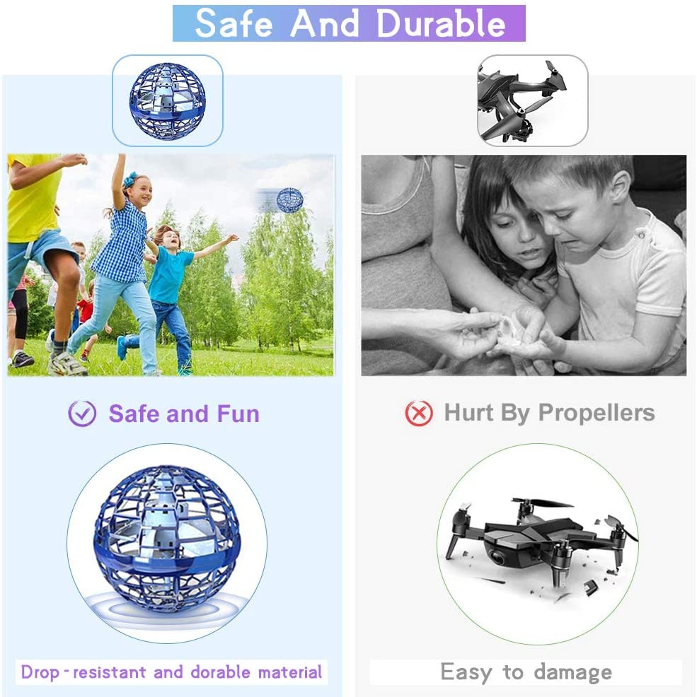 Flynova Mini Drone Pro Flying Ball Toys Blue