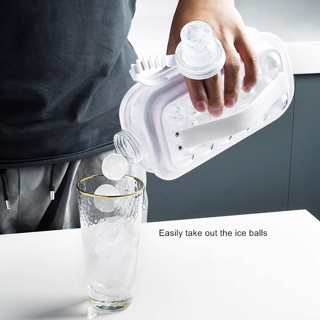 17 Pcs Portable Ice Maker Bottle White