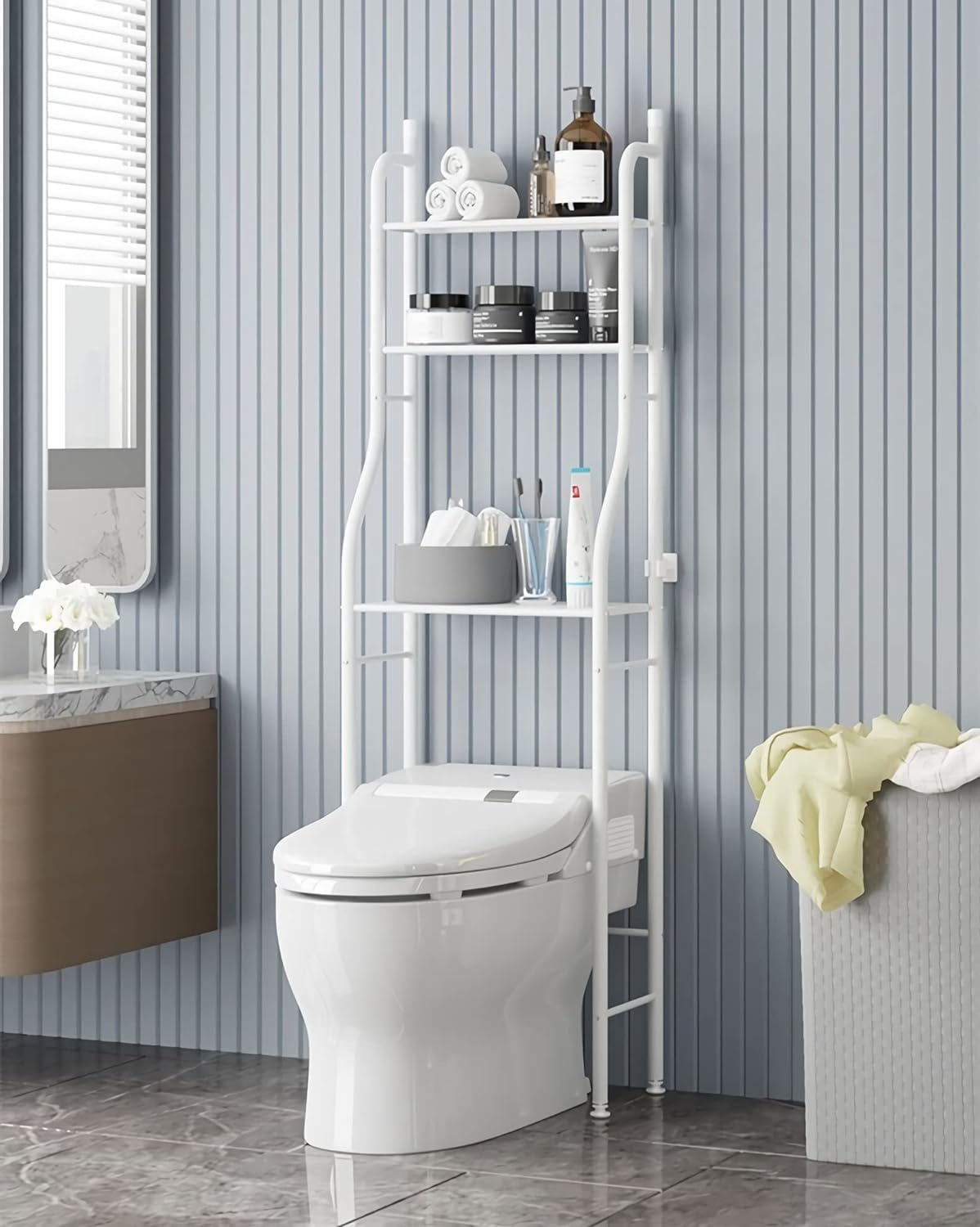 3 Tier Over The Toilet Rack