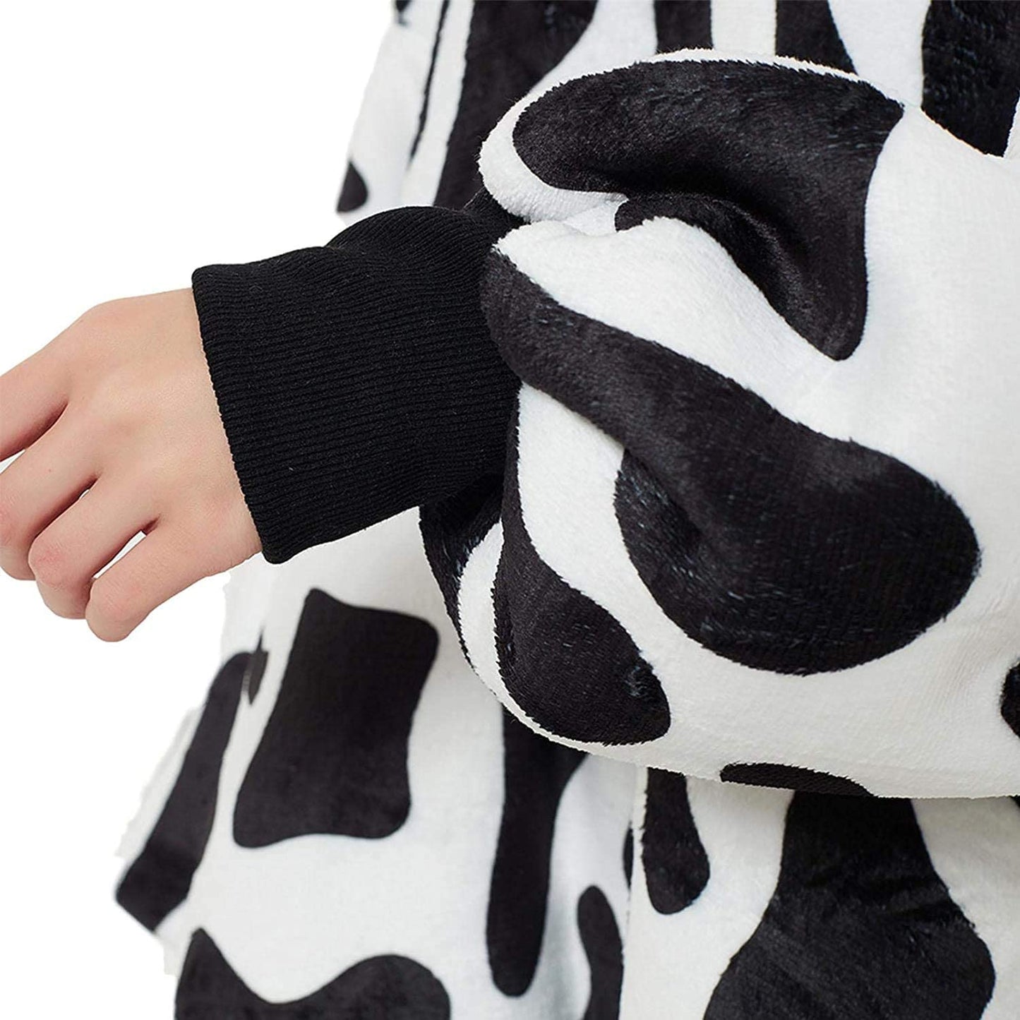 EXTRA THICK Oversized Microfiber Wearable Blanket Milk