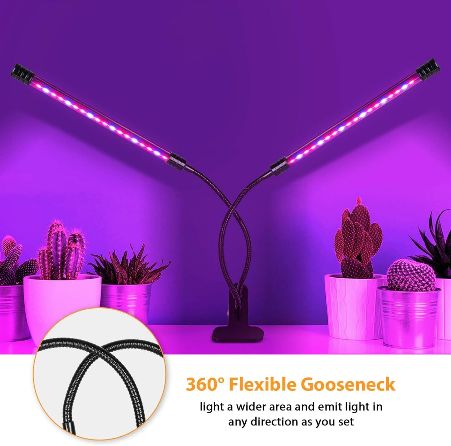 LED Plant Grow Light 4 Tube RC