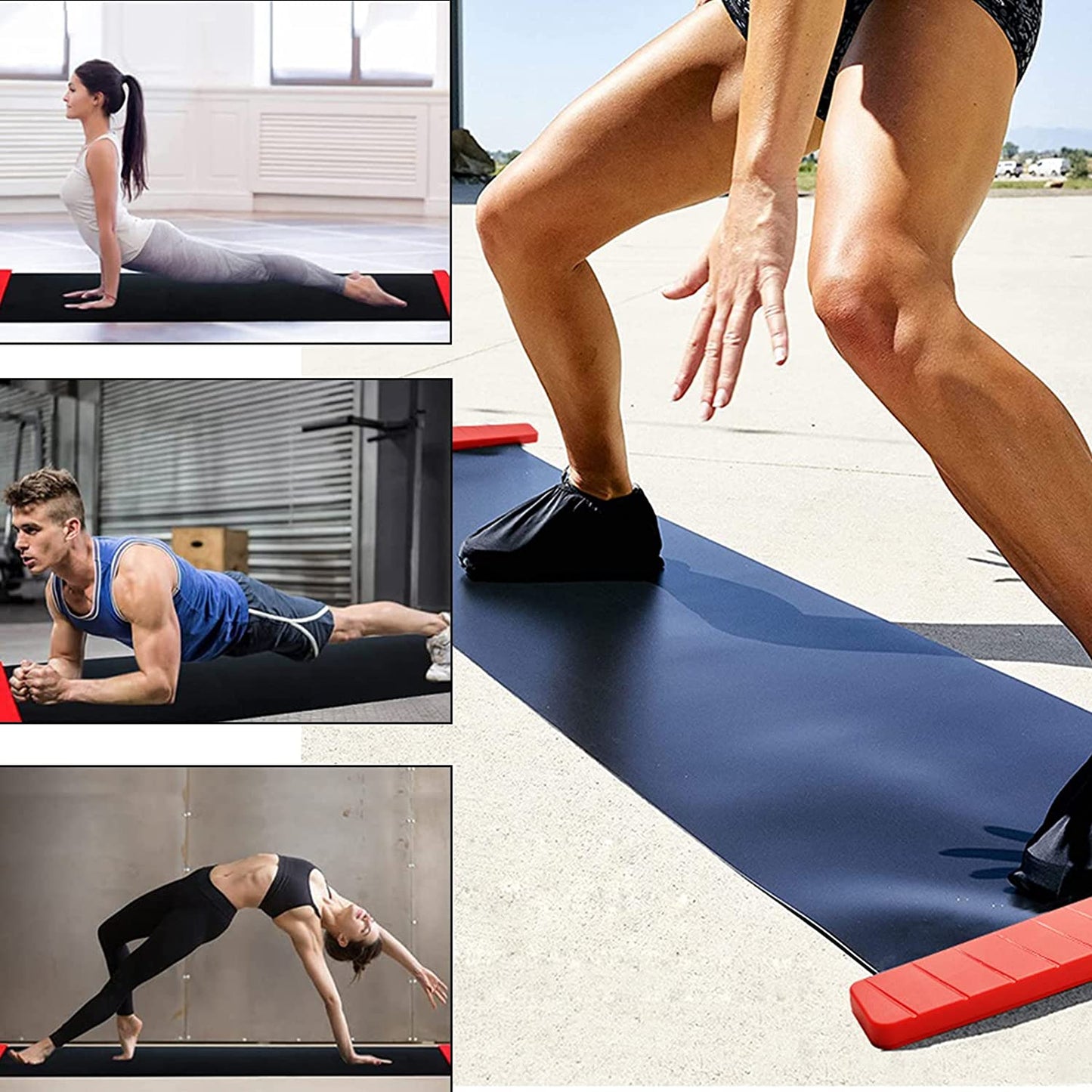 180cm Slide Board Silky Skating Balance Training Mat - 180*50 cm